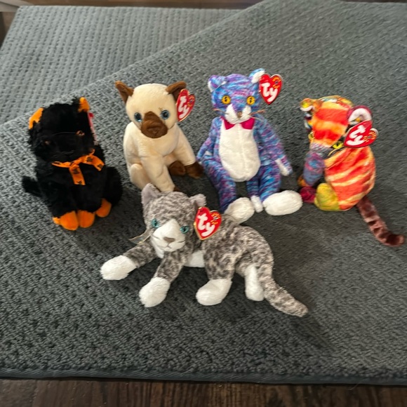 Ty Other - Beanie Baby Cat Bundle With Tags